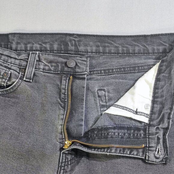 Levi's 512 jeans men's size W36 L30 medium washed grey slim taper - Picture 10 of 14